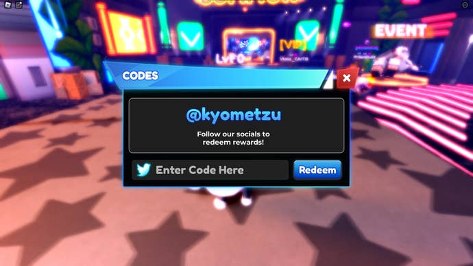 A screenshot from Multiverse Tower Defense in Roblox showing the game's codes page.